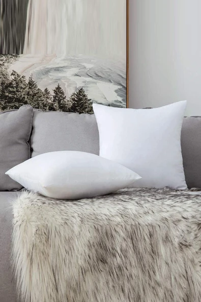 Varol 4lü Kırlent %100 Pamuk Kılıflı Silikon Dolgulu - Resim 6