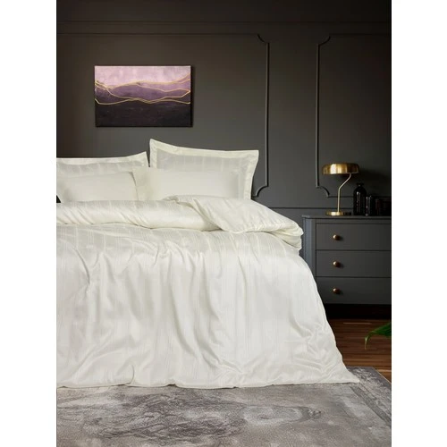 Cotton Box Bambu Çift Kişilik Nevresim Takımı Ekru ürün görseli