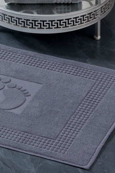 Varol 2 Adet Renkli Banyo Paspas Ayak Havlusu 50x70 - 12