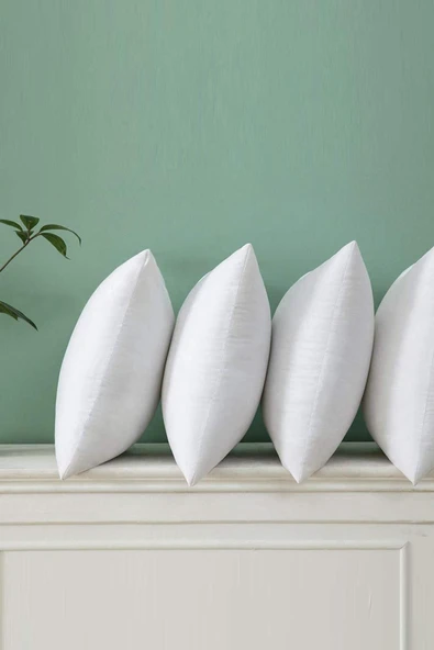 Varol 4 Adet Kırlent %100 Pamuk Kılıflı Silikon Dolgulu - Resim 5