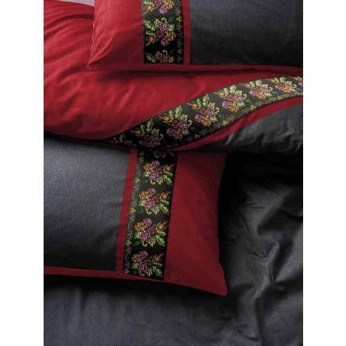 Cotton Box Folk Ark Çift Kişilik Nevresim Takımı Lienzo Antrasit - Resim 2