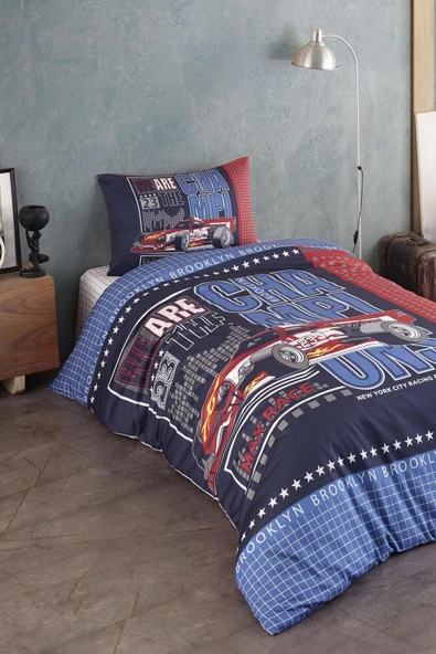 Varol %100 Pamuk Saten Genç Nevresim Takımı - Race ürün görseli