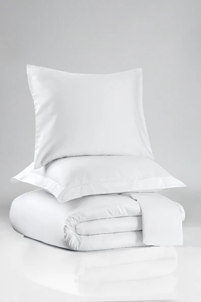 Varol Fors Serisi Saten Çift Kişilik Çarşaf Takımı 120 Tel %100 Pamuk - Resim 3