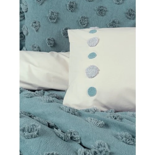 Cotton Box Limi Yatak Örtülü Nevresim Takımı Aldo Mint - 2