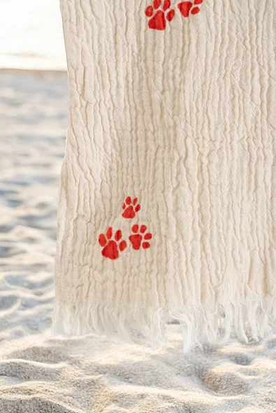 Varol Organik %100 Pamuk Müslin Çocuk Panço - Pati - Resim 3