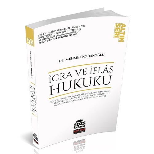 İcra ve İflas Hukuku Konu Anlatımı Mehmet Kodakoğlu Ekim 2025 - 1