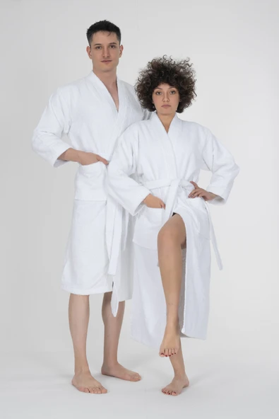 Varol Hera Serisi Bukle Otel Bornozu 1100gr ürün görseli 1