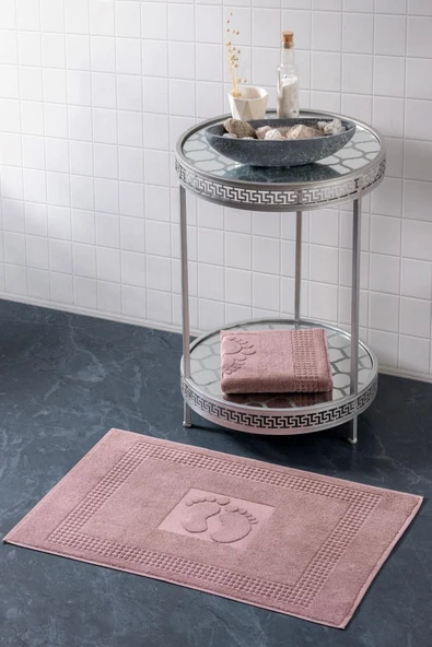 Varol 2 Adet Renkli Banyo Paspas Ayak Havlusu 50x70 - 6