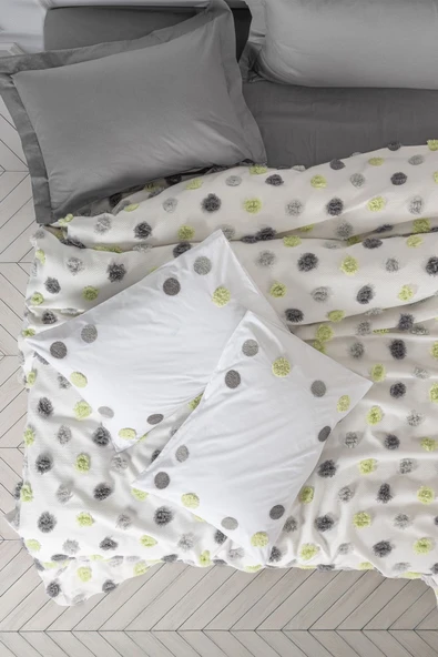 Cotton Box Bonny Çift Kişilik Pike Takımı Leroy Gri ürün görseli