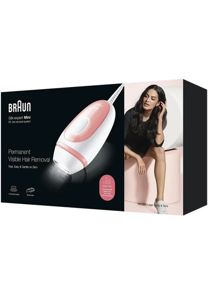Braun Silk Expert Mini PL1000 Yeni Nesil IPL 300.000 Atımlı Lazer Epilasyon Aleti - 4