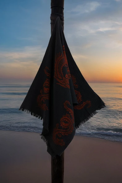 Varol Organik %100 Pamuk Müslin Peştemal - Viserion ürün görseli 1