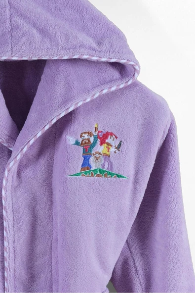 Varol Bambu Nakışlı Garson Boy Bornoz- M.Craft - 3