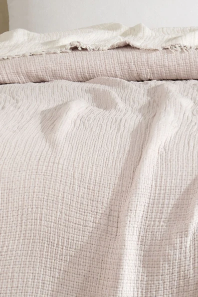 Varol 5 Katlı Çift Kişilik %100 Pamuk Müslin Yatak Örtüsü – 230x240 cm - Resim 12