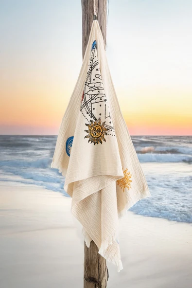 Varol Organik %100 Pamuk Müslin Peştemal - Solyra ürün görseli