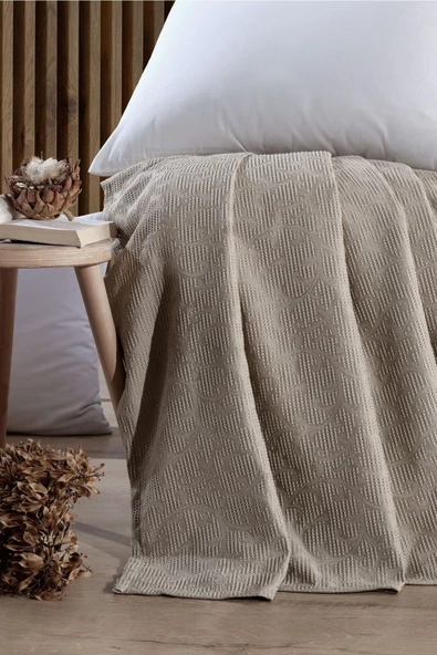 Varol Jakarlı Bambu Tek Kişilik Pike - Sarmaşık - Resim 4