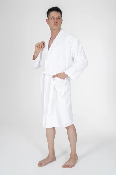 Varol Eros Serisi Bukle Otel Bornozu 1100gr - Resim 7