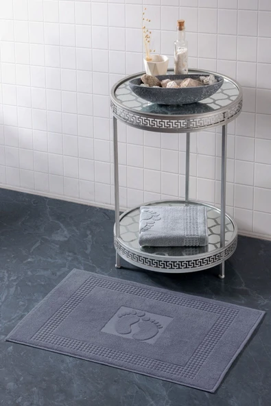 Varol 2 Adet Renkli Banyo Paspas Ayak Havlusu 50x70 - 2