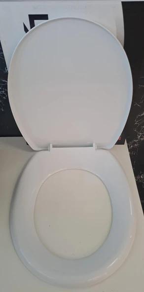 FATEX ELİZAN ( AKDENİZ ) ( 36,5 x 43,5 cm ) NORMAL KAPANAN PLASTİK KLOZET KAPAĞI - Resim 3