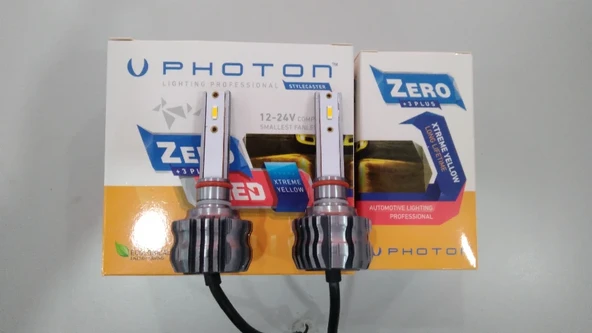PHOTON LED FAR AMPULU ZERO H1 XTREME YELLOW +3 PLUS FANSIZ LED 12V24V ürün görseli