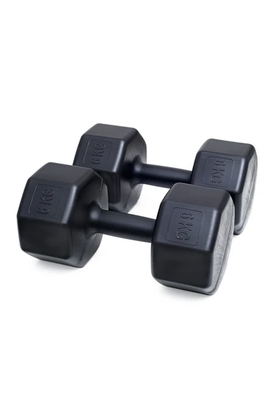 12 Kg Dambıl Seti – 2 x 6 Kg Ağırlık Spor ve Egzersiz Dambılı ürün görseli 1