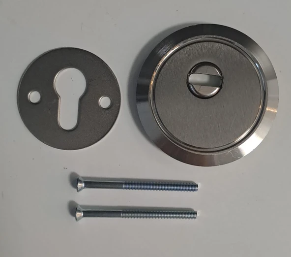 ÇELİK KAPI ROZET TAKIMI TASLI - SATEN ürün görseli