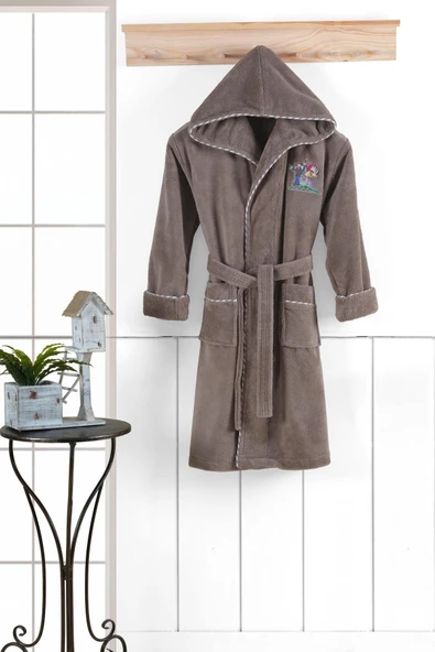 Varol Bambu Nakışlı Garson Boy Bornoz- M.Craft - 2