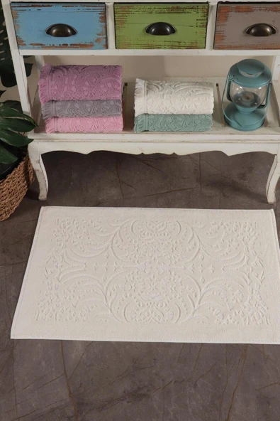 Varol 2 Adet Gramajlı Jakaranda Ayak Havlusu Paspas - 2