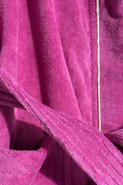 Yumuşak Dokulu Kapüşonlu Çocuk Bornozu - Resim 2