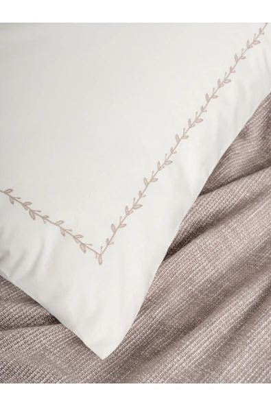 Cotton Box Embrova Çift Kişilik Pike Takımı Şönil Loom Bej - Resim 3