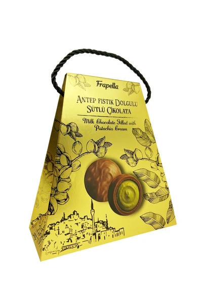 Frapella Antep Fıstık Dolgulu Sütlü Çikolatalı 150 Gr. - 1