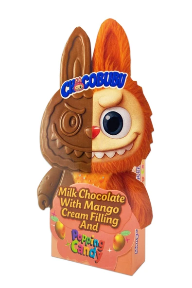 Frapella Chocobubu Patlayan Şekerli Ve Mango Aromalı Süt Kreması Dolgulu Sütlü Çikolata 100 Gr.