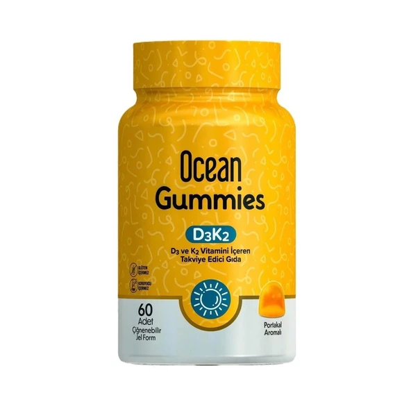 Ocean Gummies D3K2 60 Çiğnenebilir Jel Form ürün görseli 1