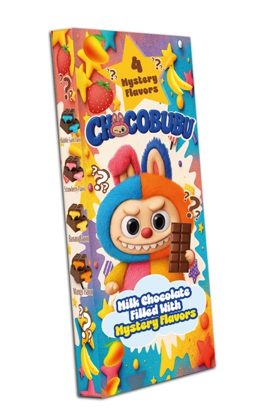 Frapella Chocobubu Mango Aromalı Süt Kreması Dolgulu Sütlü Çikolata 70 Gr. - 1