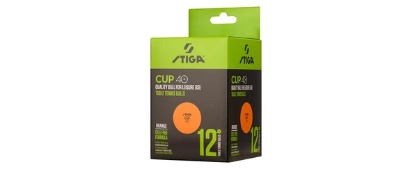 Stiga Table Tennis Ball Cup Pinpon Topu Turuncu 12li 1110-2503-12 - 2