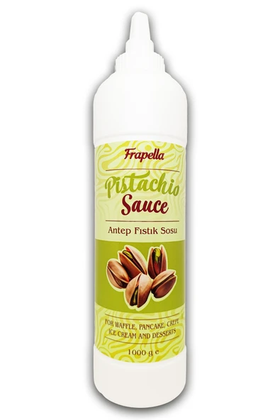 Frapella Antep Fıstık Sosu ve Kakaolu Fındık Sosu 1 Kg x 2 Adet Waffle, pankek, krep dondurma vb. - 5