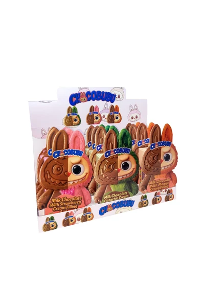 Frapella Chocobubu Patlayan Şekerli Çilek Aromalı Süt Kreması Dolgulu Sütlü Çikolata 100 Gr. - 6