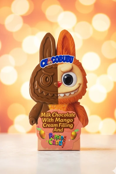 Frapella Chocobubu Patlayan Şekerli Ve Mango Aromalı Süt Kreması Dolgulu Sütlü Çikolata 100 Gr. - 2