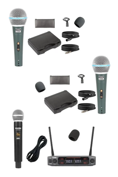 Lastvoice Ample Classy-Paket-4 Aktif hoparlör ve Mixer Full Ses Sistemi Seti - 4