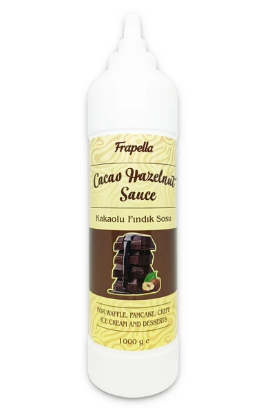 Frapella Antep Fıstık Sosu ve Kakaolu Fındık Sosu 1 Kg x 2 Adet Waffle, pankek, krep dondurma vb. - 4