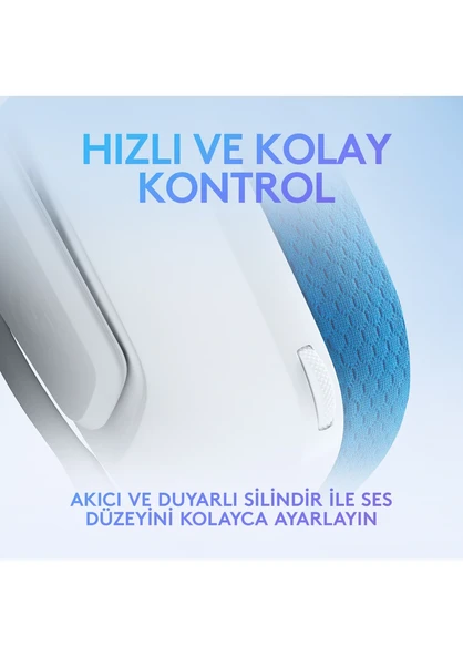 Logitech G335 Beyaz Kablolu Kulak Üstü Oyuncu Kulaklığı - 4