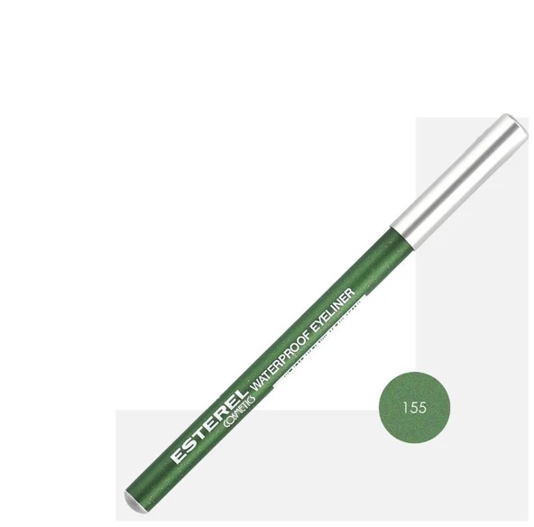 Esterel Simli Waterproff Eyeliner No: 155 Simli Açık Yeşil