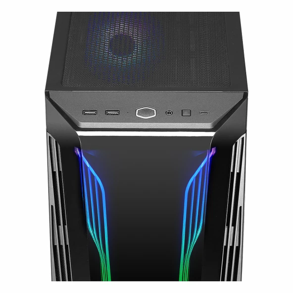 Cooler Master MasterBox MB540 USB 3.2 ARGB eATX Mid Tower Siyah Kasa - Resim 4