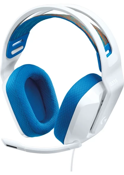 Logitech G335 Beyaz Kablolu Kulak Üstü Oyuncu Kulaklığı - 1