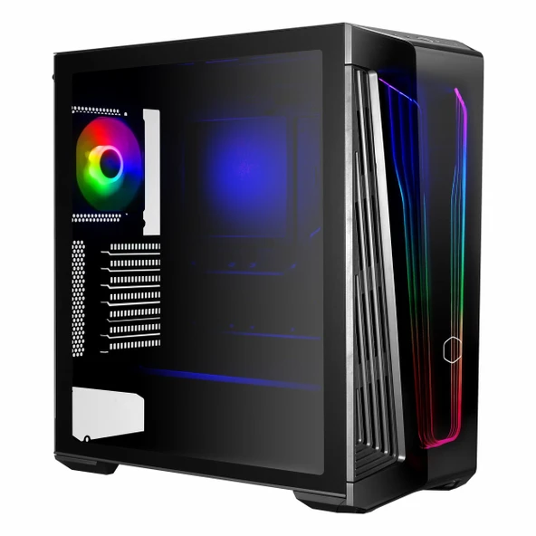 Cooler Master MasterBox MB540 USB 3.2 ARGB eATX Mid Tower Siyah Kasa - Resim 2
