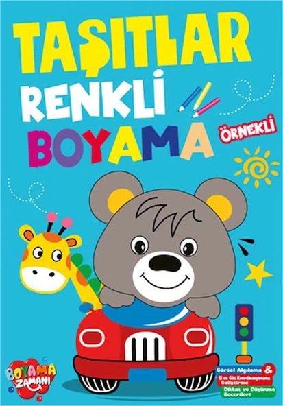 Renkli Boyama Taşıtlar ürün görseli