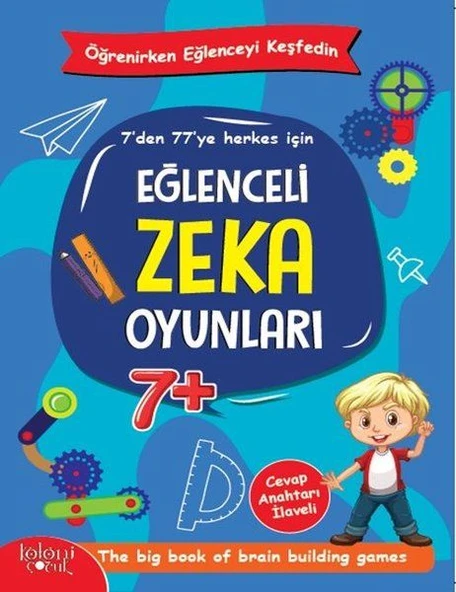 Eğlenceli Zeka Oyunları - Mavi Kitap -Öğrenirken Eğlenceyi Keşfedin ürün görseli