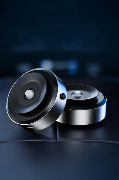 Torima X8Q Gümüş Çift Taraflı Manyetik Adsorpsiyon Vakumlu Kompakt Telefonu Tutucu - Resim 4