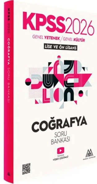 KPSS Coğrafya Soru Bankası 2026 ürün görseli