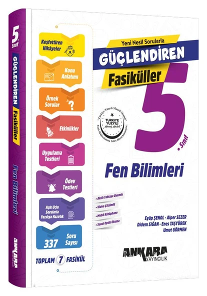 ANKARA YAYINCILIK  5.SINIF GÜÇLENDİREN FEN BİLİMLERİ FASİKÜL SET ürün görseli