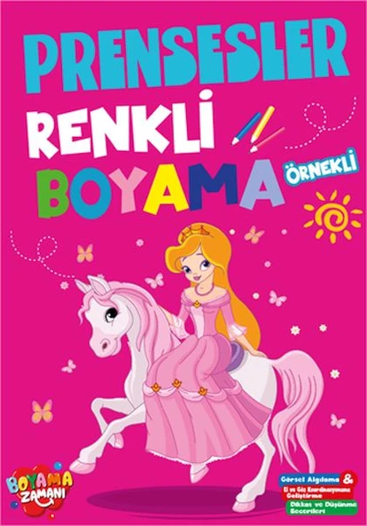Renkli Boyama - Prensesler ürün görseli